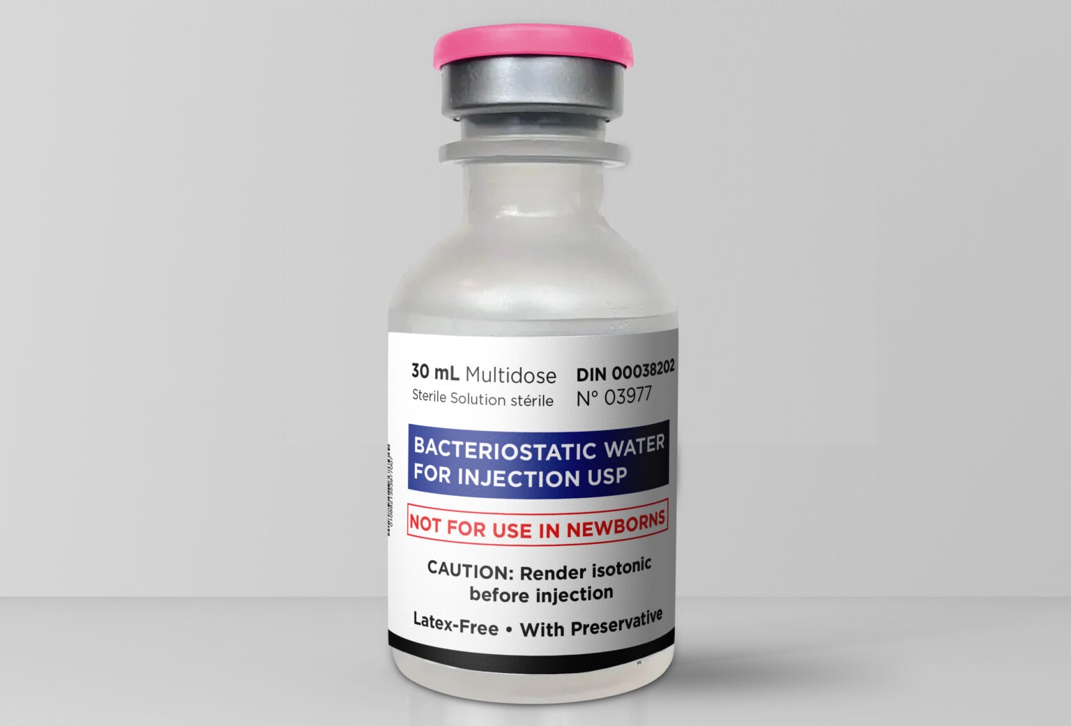 Bacteriostatic Water 30 mL vial