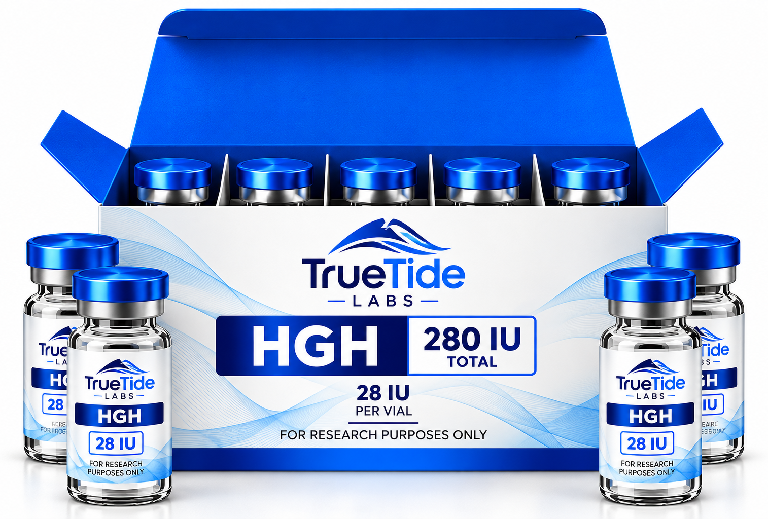 HGH 280 IU kit · 10 × 28 IU vial